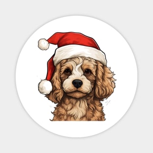 Cavapoo Dog christmas Magnet